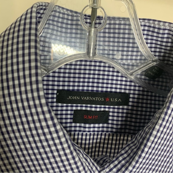 John Varvatos L/S Slim Fit Button Down Shirt - Picture 2 of 7